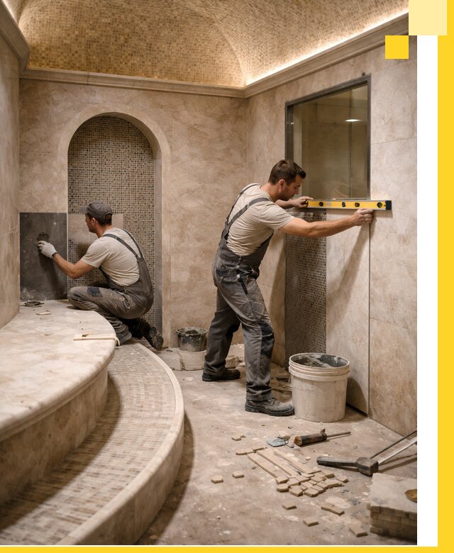 Проектирование и строительство саун с хамамом под ключ в Гусе-Хрустальном