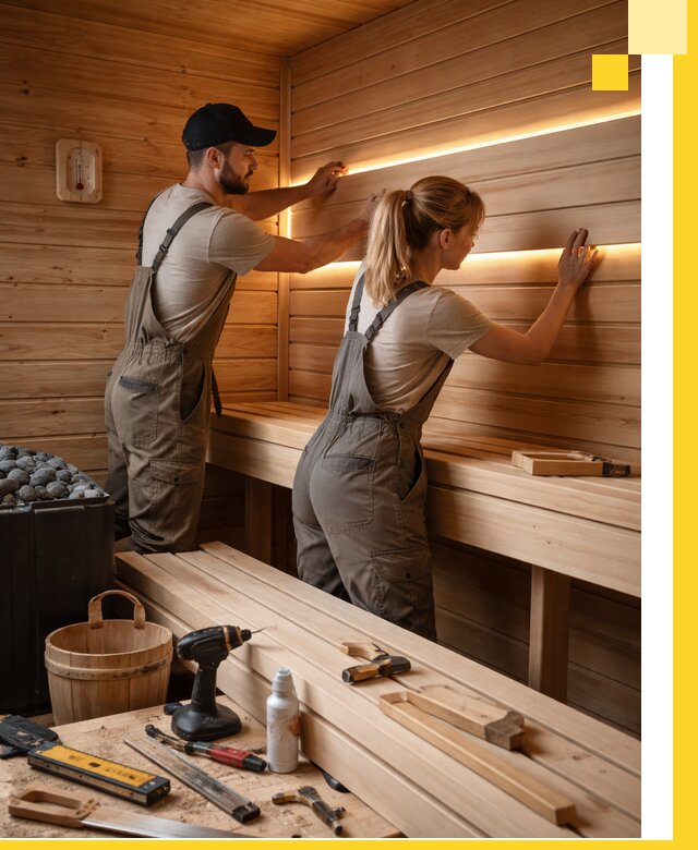 Дизайн саун и бань под ключ с индивидуальным проектом в Гусе-Хрустальном