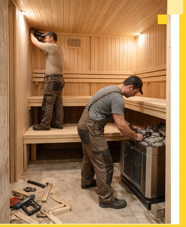 Купить сауну под ключ в Гусе-Хрустальном с монтажом и гарантией