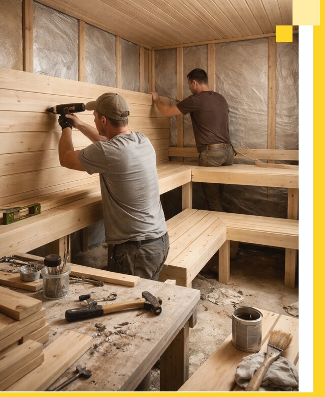 Профессиональная отделка бань и саун под ключ в Гусе-Хрустальном