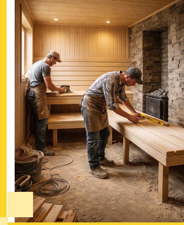 Отделка бани в Гусе-Хрустальном: внутренняя отделка от 3209 р. | ЭриданГсь