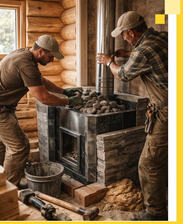 Строительство и отделка русских бань под ключ в Гусе-Хрустальном