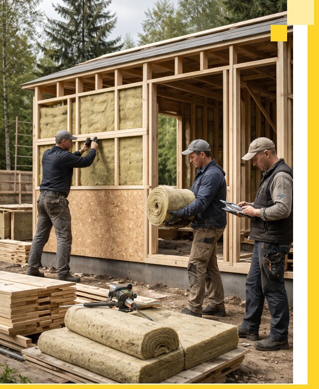 Проектирование и строительство каркасных бань в Гусе-Хрустальном под ключ