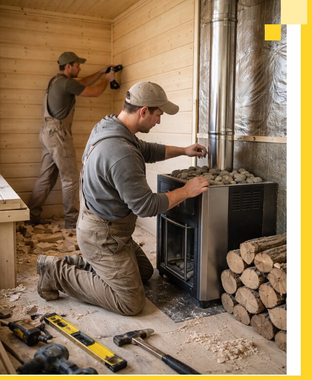 Строительство деревянных бань под ключ в Гусе-Хрустальном проекты и монтаж