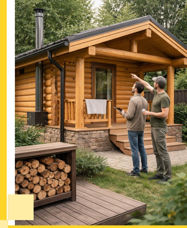 Бани для дачи под ключ в Гусе-Хрустальном от 267450 р. | ЭриданГсь