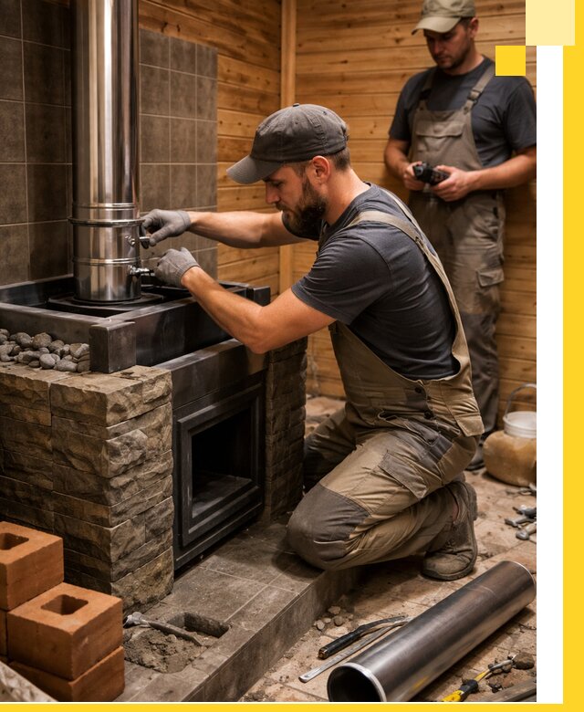 Изготовление и установка банных печей под ключ в Гусе-Хрустальном