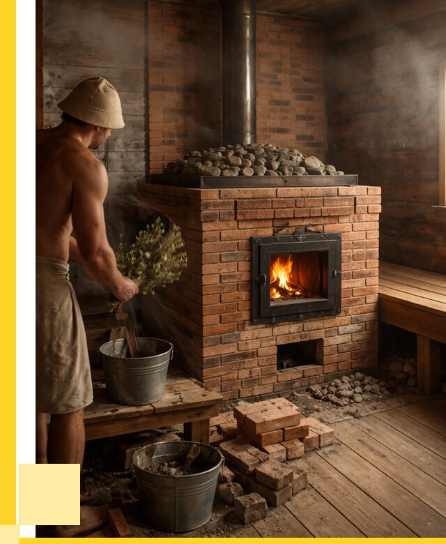 Кирпичные банные печи в Гусе-Хрустальном от 96282 р. | ЭриданГсь