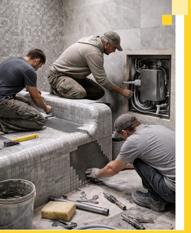 Проекты хамамов под ключ в Гусе-Хрустальном и дизайн и строительство