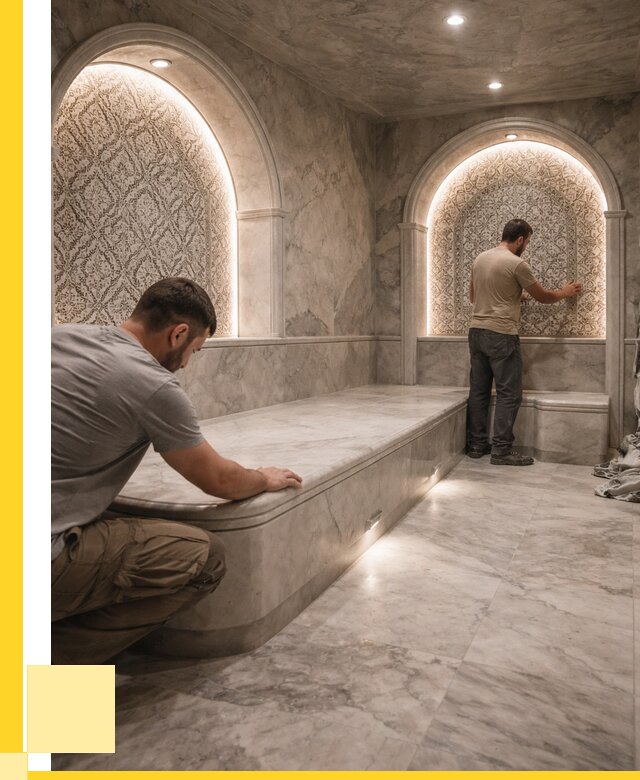 Турецкие бани под ключ в Гусе-Хрустальном от 267450 р. | ЭриданГсь