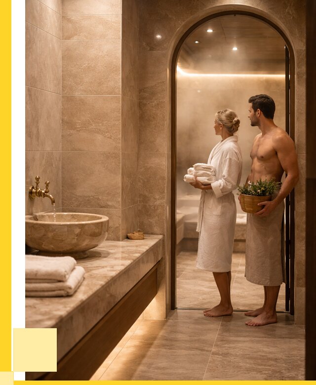 Проект и монтаж сауны и хамама в Гусе-Хрустальном от 374430 р., ЭриданГсь