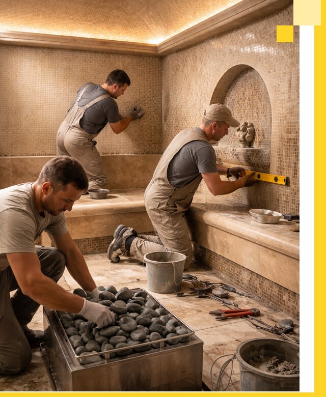 Проектирование и строительство хамама и сауны в Гусе-Хрустальном