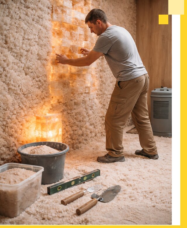 Проектирование и монтаж соляных комнат в Гусе-Хрустальном под ключ