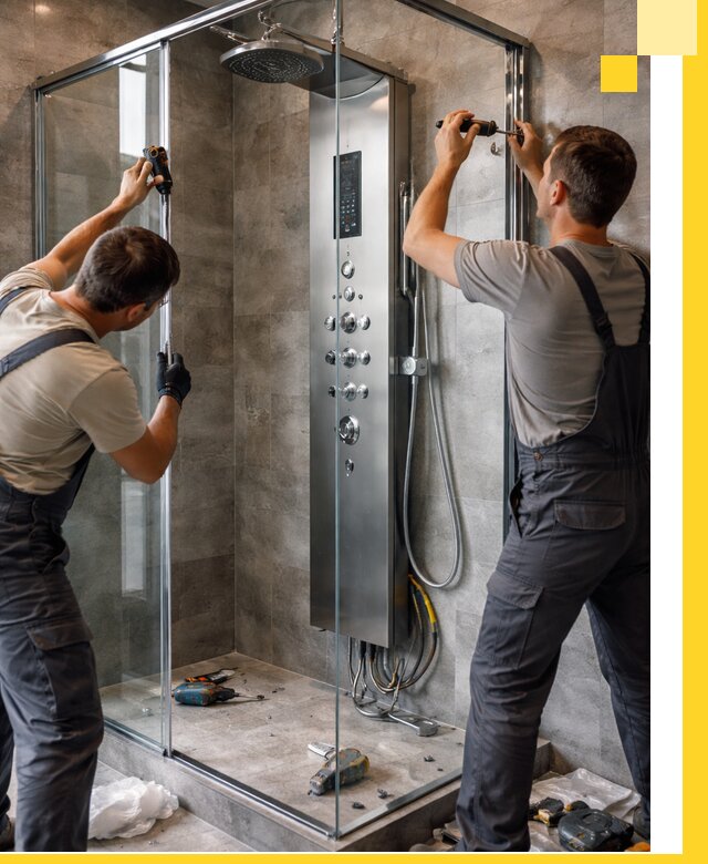 Проектирование и установка Душа впечатлений в Гусе-Хрустальном