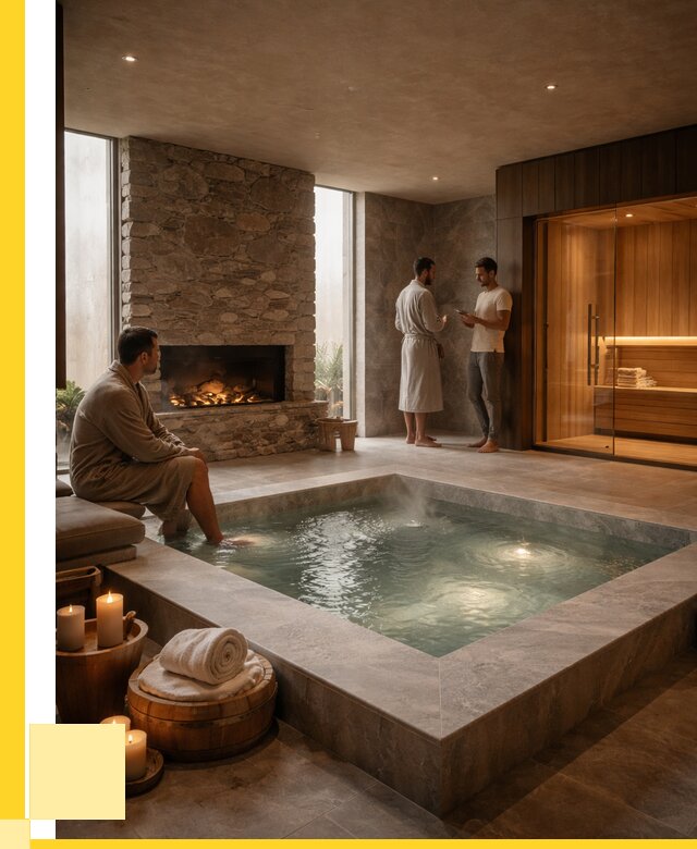 Дизайн интерьеров SPA в Гусе-Хрустальном под ключ от 8558 р., ЭриданГсь